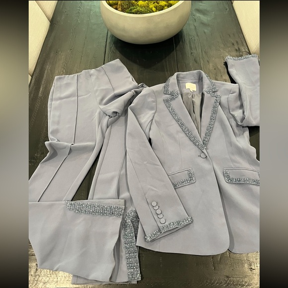 CINQ A SEPT Kayden Beaded Pant Suit - Picture 3 of 7